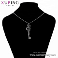 33558 xuping Einfaches Design Mode Edelstahl Schmuck schwarz Pistole Farbe Schlüsselanhänger